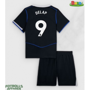 Chelsea Liam Delap #9 Tredjeställ Barn 2025-26 Kortärmad (+ Korta byxor)